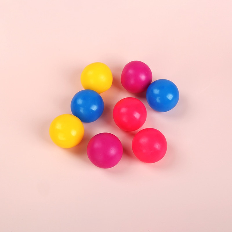 Sticky Balls Throw At Ceiling Decompression Decompression Ball Sticky Squash Ball Suction Decompression Toy Sticky Target Ball