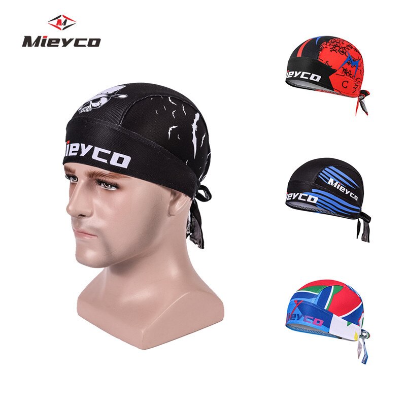 Mieyco bedrukte fietspetten heren hardlopen wandelen vissen bandana hoofddoek ski hoofdband ademend helmen snel drogend piratenpet
