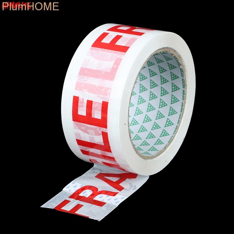 1 Roll Breekbare Verpakking Tape Fragiele Waarschuwing Sticker Care Afdichtingstape