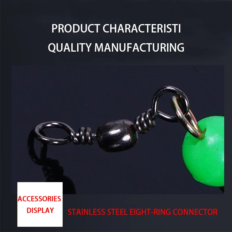 Trampa de red de pesca de 11 tamaños, malla de cuentas luminosas, Red de peces de mar, de aparejos, cordón de cobre fundido, alimentador de enmalle, trampa de pesca