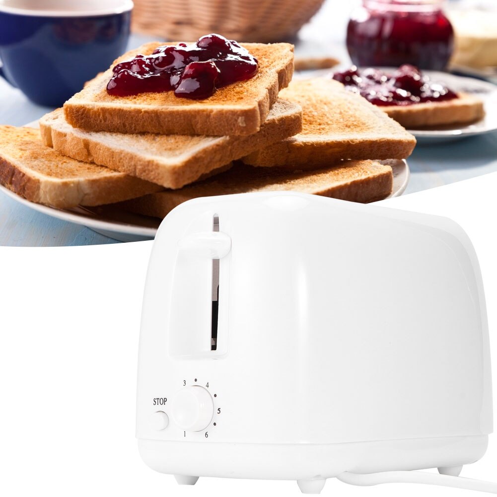 650W Bread Toaster 6 Gear Temperature Setting Household Kitchen Toasts Maker EU 220-240V Cooking Appliances