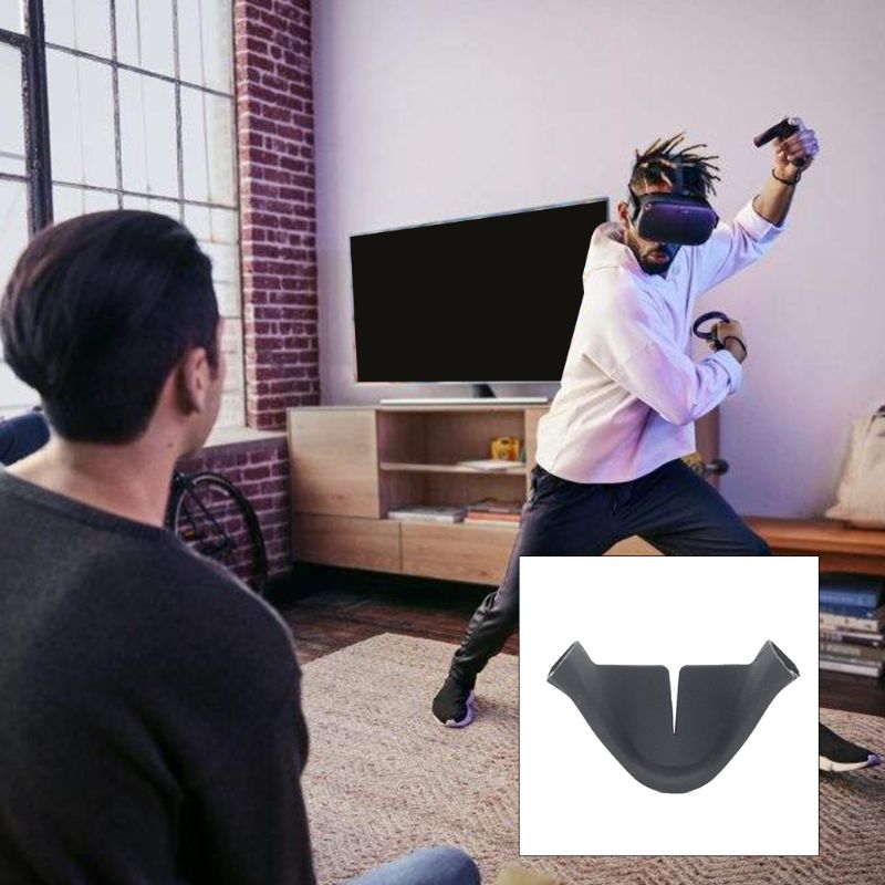 Black Nose Pad Shading Cover Eye Mask VR Headset Support Holder for Oculus Quest