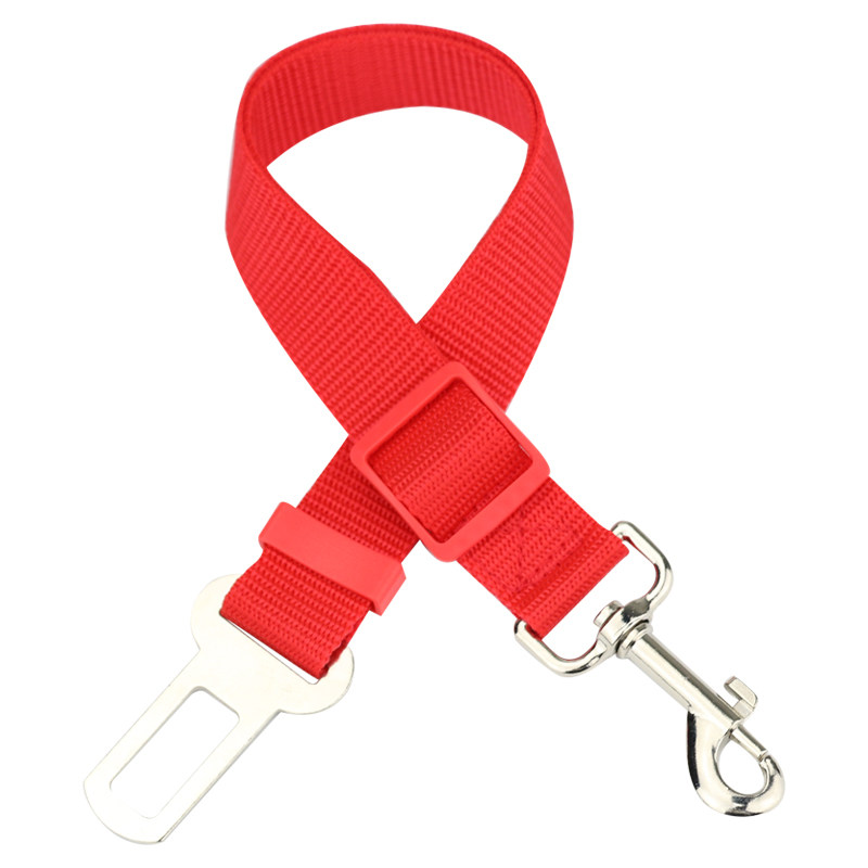 Hond Veiligheidsgordel Puppy Hond Veiligheidsgordels Harness Lead Clip Hond Levert Veiligheid Hendel Auto Tractie Producten: Red