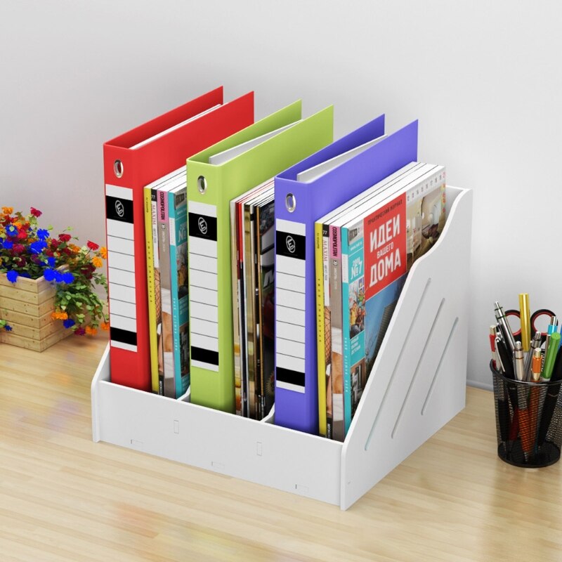 F3MA A4 Office Organizer Letter Size File Folder Desktop File Organizer Box Magazine File Dividers Document File Organizers