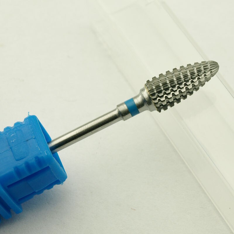 6 tipos de brocas de carburo de tungsteno para uñas, accesorios de taladro para manicura, herramientas de belleza eléctricas para uñas,: 6.4mm