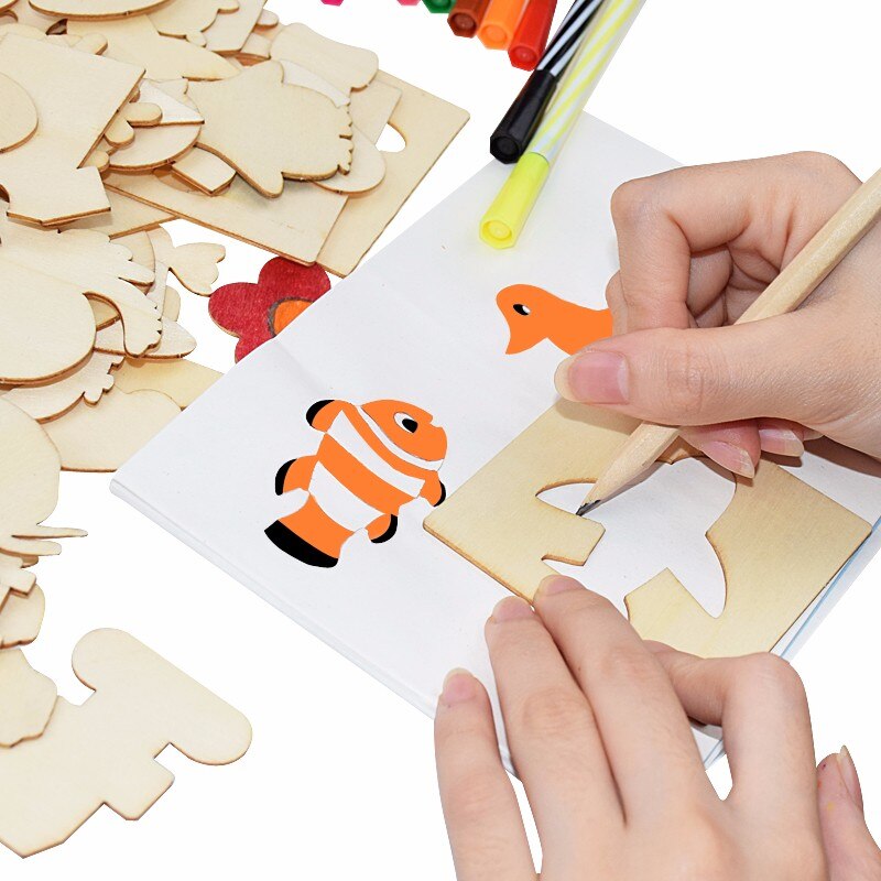 100 st baby ritleksaker målartavla barn doodles tidig lärande utbildning leksak barn lär sig ritverktyg