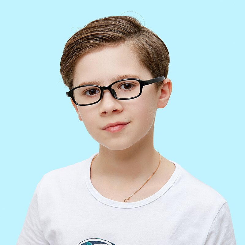 TR90 Anti Blue Light Kids square Glasses Frame Boys Girls Ultralight Optical Sepectacles For Children Computer Eyeglasses