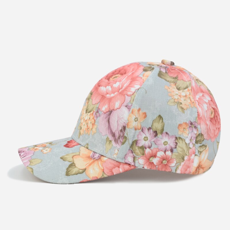 Boné de beisebol feminino flor snapback chapéus para mulher pai gorras osso hip hop boné casual casquette nova marca 2020