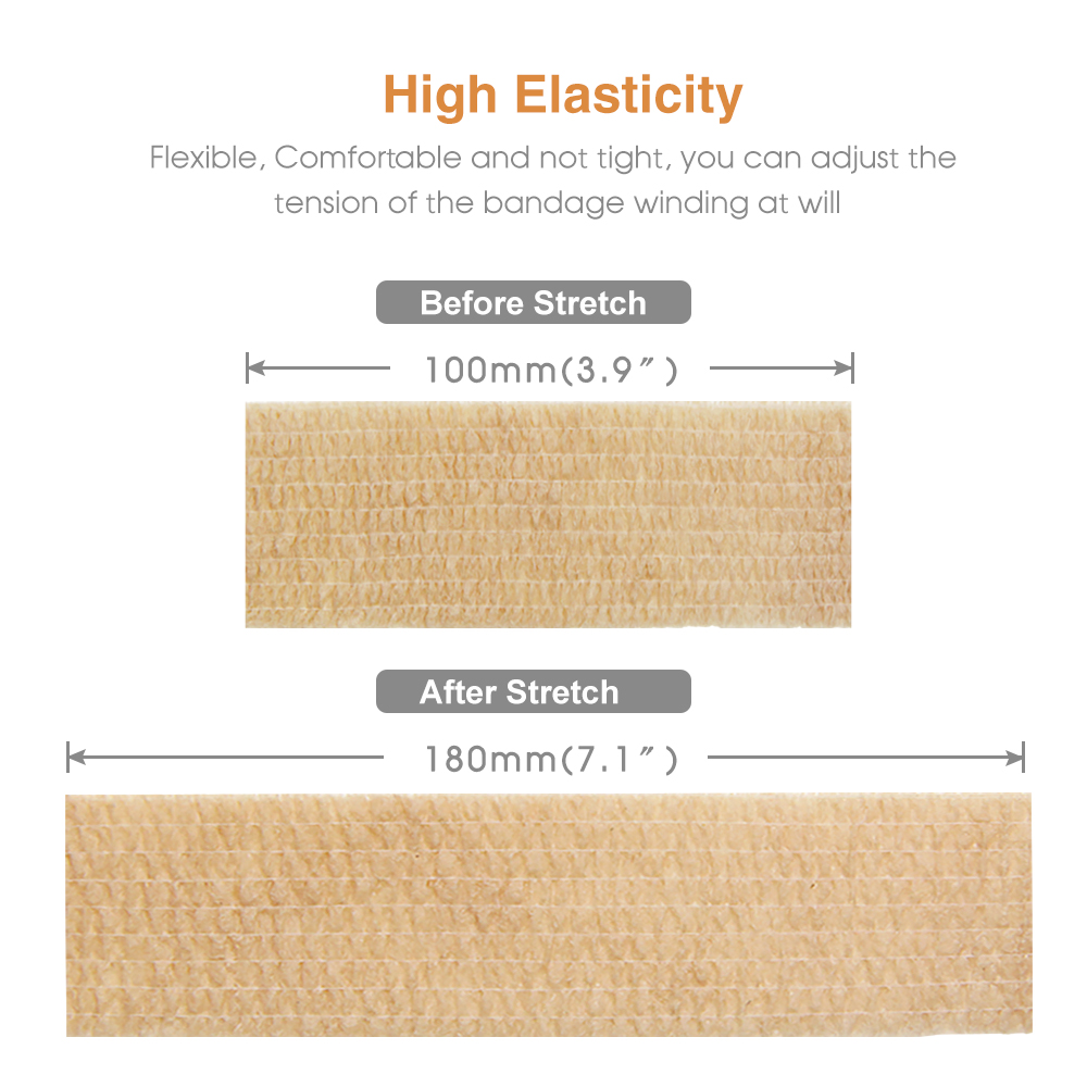 24 Rollen Selbst Klebe Verband Wasserdichte zusammenhängend Bandage Vlies Verband Sport Band Atmungs Handgelenk wickelt 5cm * 4,5 m