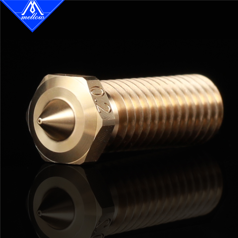 Buse en laiton M6 pour imprimante 3D, 1 pièce, haute précision NF volcan 0.2MM/0.3MM, Filament 1.75MM, Sidewinder X1