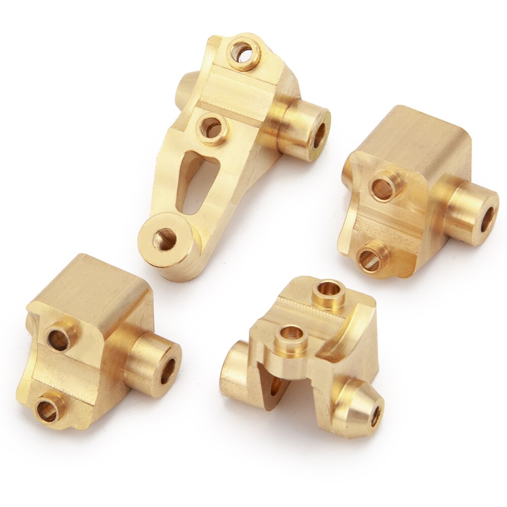 YEAHRUN Brass Lowering Shock Mount - 45g Heavy Duty for Traxxas TRX-4 1/10 RC Crawler