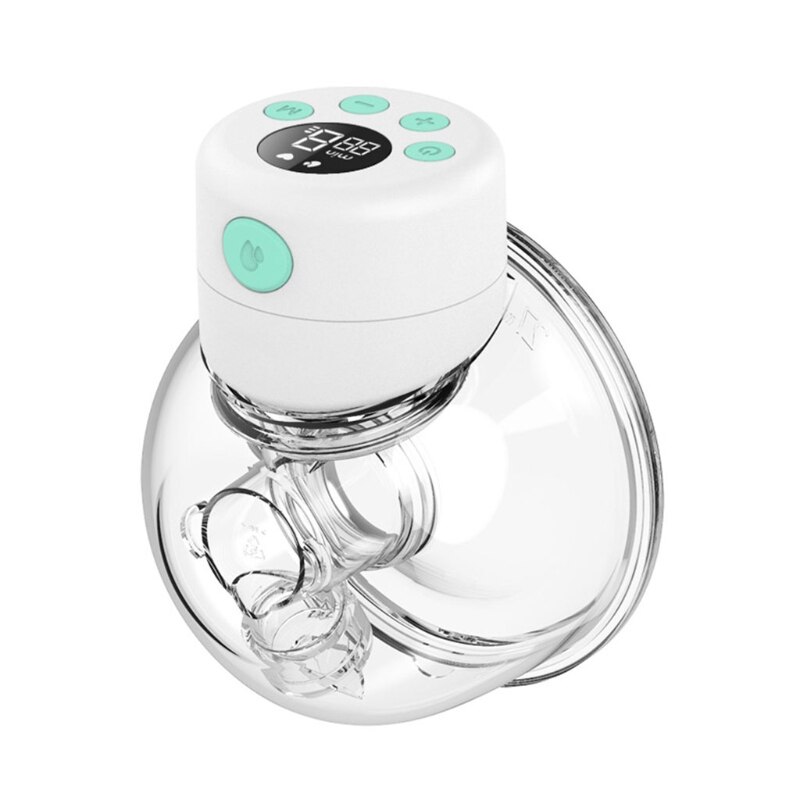 Smart Electric Wearable Breast Pump LED Display Portable Baby Nipple Silence