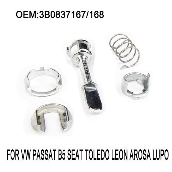 OE 3B0837167/168 VW PASSAT B5 SEAT TOLEDO LEON AROSA LUPO DOOR LOCK REPAIR KIT LEFT OR RIGHT SIDE 5PCS/SET