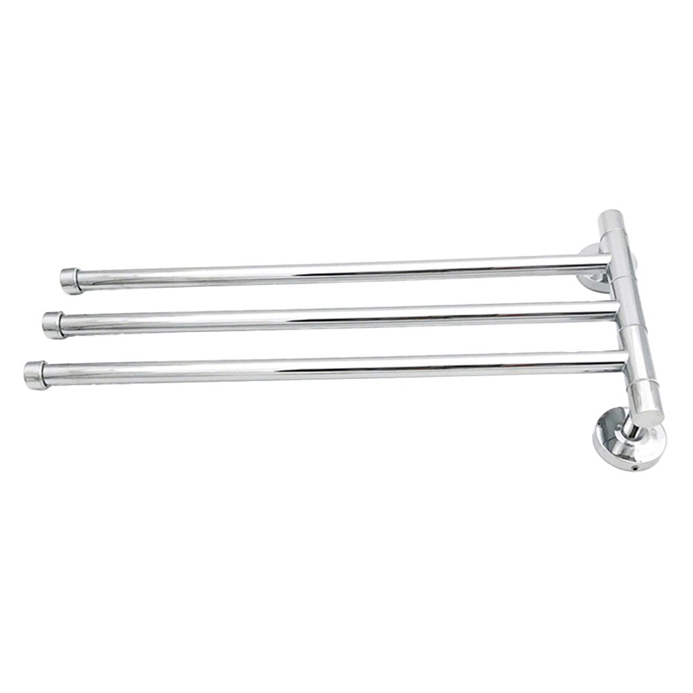 1Pc Bath Towel Bar Rod 360 Degree Swivel Stainless Steel Towel Rack Towel Holder Towel Rail for Home Bathroom Kitchen