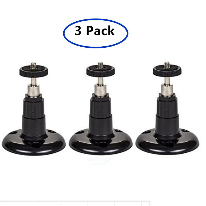 Paquet de 3 supports de sécurité pour montage mural intérieur et extérieur réglables pour Arlo Pro 2, Arlo Pro, Arlo, Arlo Cam et autres modèles