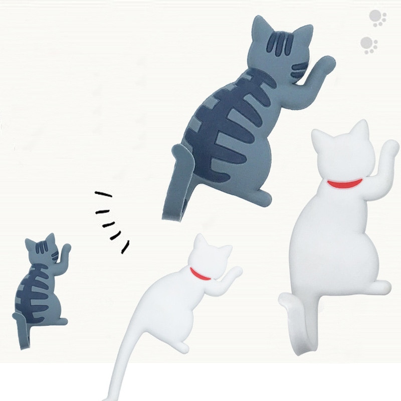 Leuke Cartoon Kat Naadloze Haak Up Materiaal Koelkast Magneten Whiteboard Sticker Magneten Kids Woondecoratie