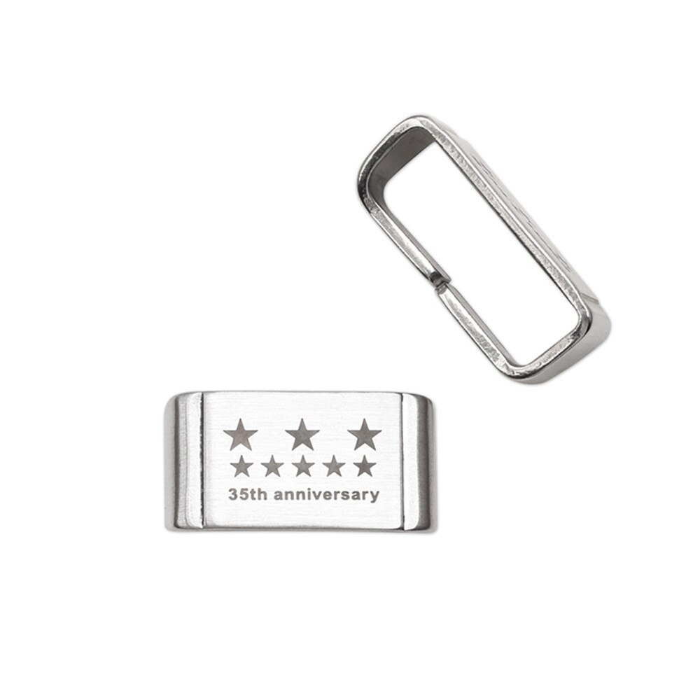 18mm 20mm 22mm 24mm Bracelet En Métal Boucle Boucle Cerceau Support Fermoir Anneau Lunette Accessoires pour GA-110 GD-100 DW-5600 GG-1000: Silver 8 stars / 18mm