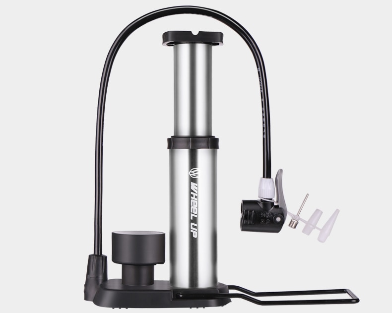 Wheelup fodpedal pumpe mountainbike cykel elbil pedal barometer luftpumpe pumpe