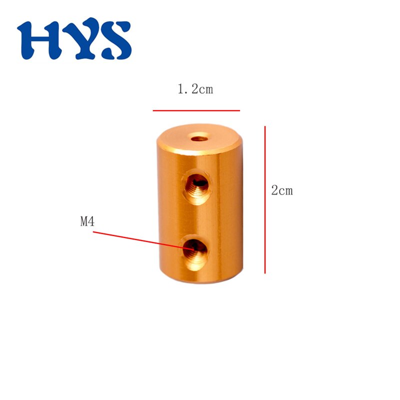 2 stk aluminiumslegering motoraksel koblingsboring 5mm 8mm 3d skriverdeler stive motorer akselkoblingskobling bldc motor stepper