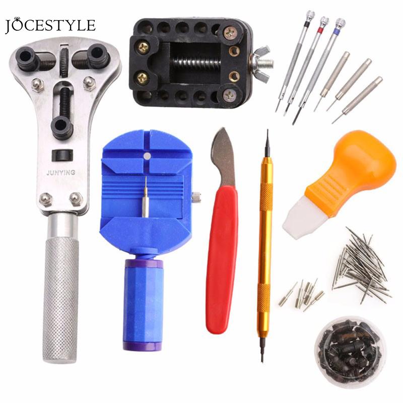 144pcs Watch Repair Tool Kit Clock Watch Tools Set Remover Screwdriver Set Watchmaker Tool saat tamir seti Horloge Gereedschap