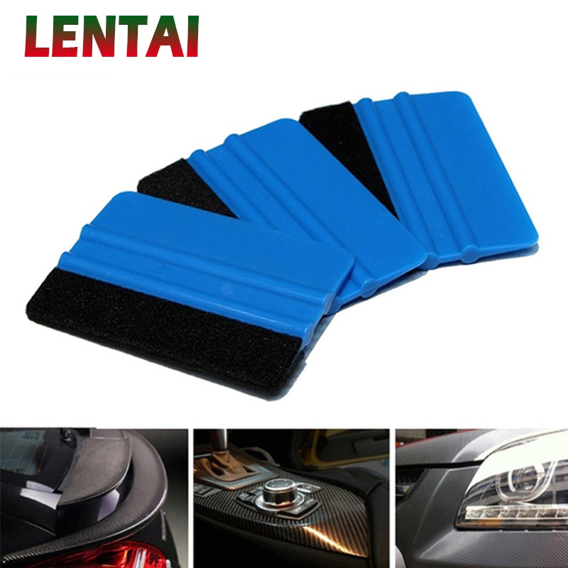 Lentai til lada granta vesta lexus saab sæde leon ibiza cadillac buick chery lifan 1pc bilrengøringsværktøj skraber blå gummiskraber
