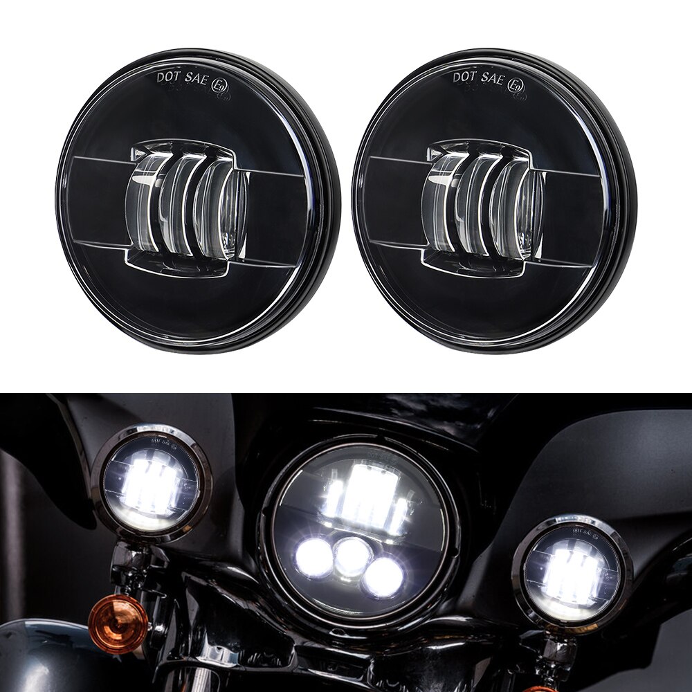 4.5 Inch Motorcycle LED Fog Light Passing Auxiliary Led Spot Lamp 4-1/2 Inch Round motorcycles Lights