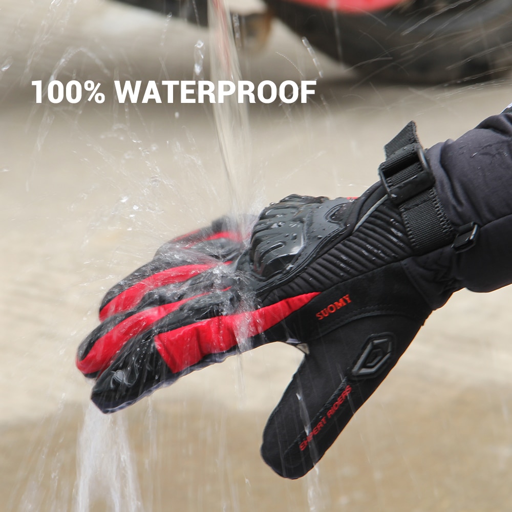 Waterdichte handschoenen voor wielrennen, heren, dames, winddichte winter fiets handschoenen, touchscreen vingers, motor fiets handschoenen