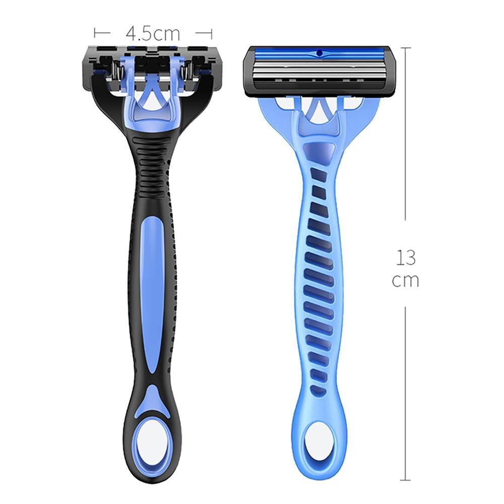 Men's disposable manual razor three-layer stainless steel blade razor men's razor Portable men's razor