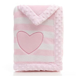 Zachte Baby Kids Konijn Flanel Deken Beddengoed Quilt Spelen Deken Handdoek Wrap: D