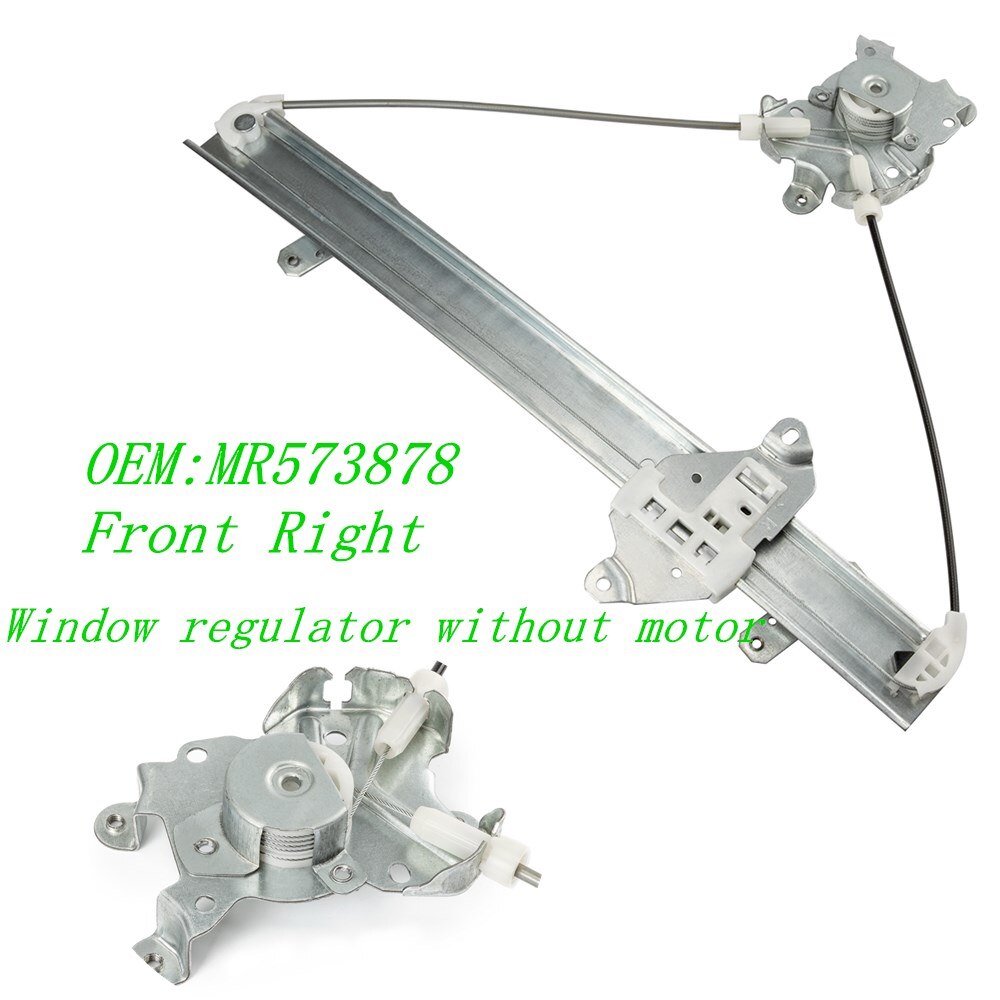 1PCS MR573878 window regulator Front Right Window Regulator for Mitsubishi Outlander 2003 2004 2005 2006 Car Parts