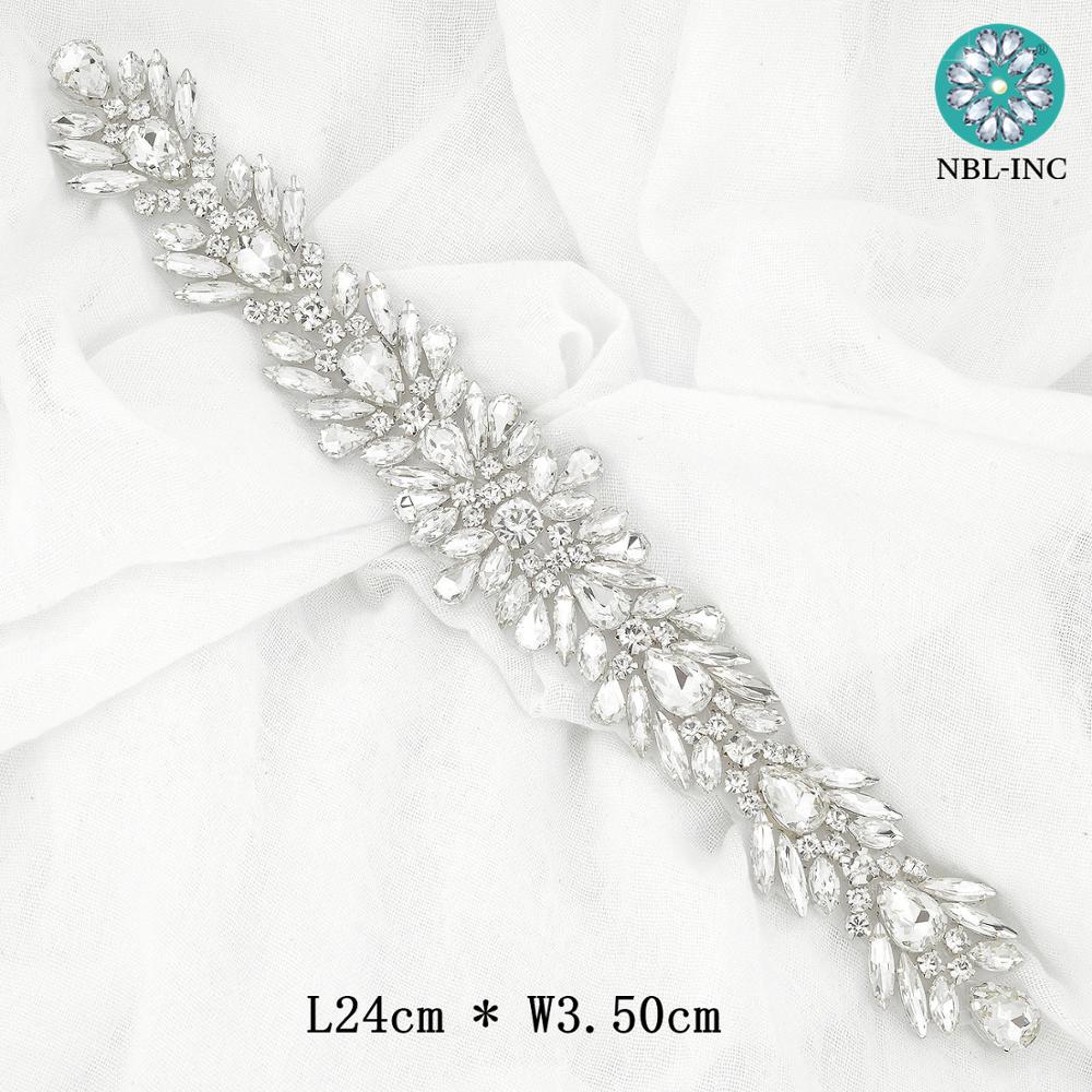 (1pc) Strass Braut gürtel hochzeit mit kristall diamant hochzeit kleid zubehör gürtel schärpe für hochzeit kleid WDD1094