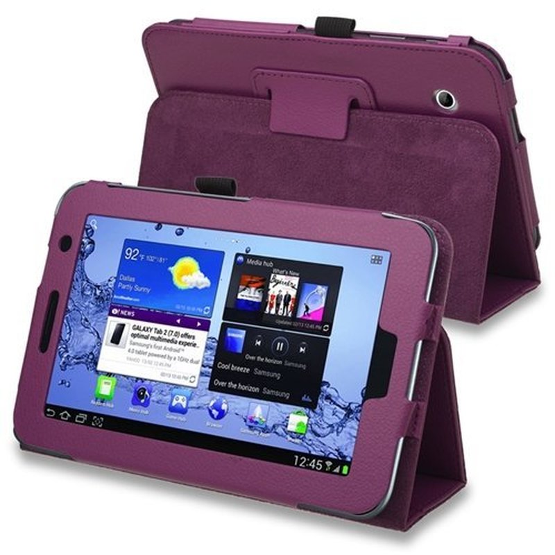 Flip Case Voor Samsung Galaxy Tab 2 7.0 "Tablet Cover Modellen GT-P3100 P3110 P3108 P6200 P6210 Magnetische Cover Pu lederen Stand Case