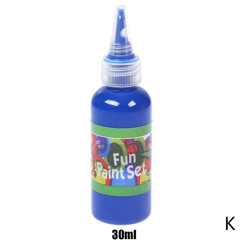 30ml Lavabile Pittura con le Dita Pigmento Liquido Disegno Giocattolo FAI DA TE Pittura con le Dita Mestiere Handmade del Pigmento Colorante Additivi Per Il FAI DA TE Slimes: K