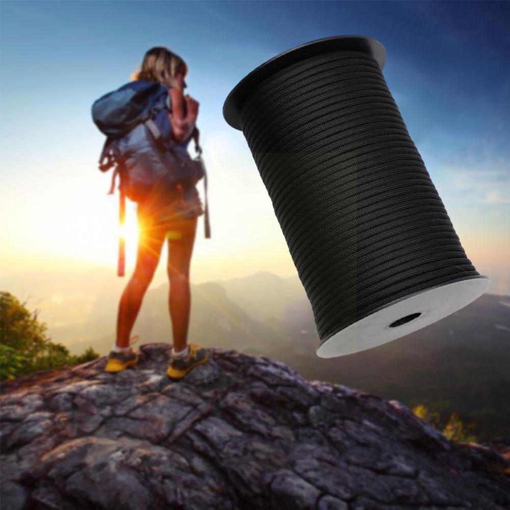 100M 9 Stand Cores Paracord Voor Survival Parachute Cord Lanyard Camping Klimmen Camping Touw Wandelen Waslijn G7K3