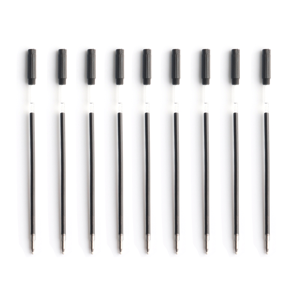 Metall Gel Stift Edelstahl Material Drehen Gel Stifte Tinte Farben Schwarz Blau Schreiben Punkt 0,5mm Für Schule Büro schreibwaren