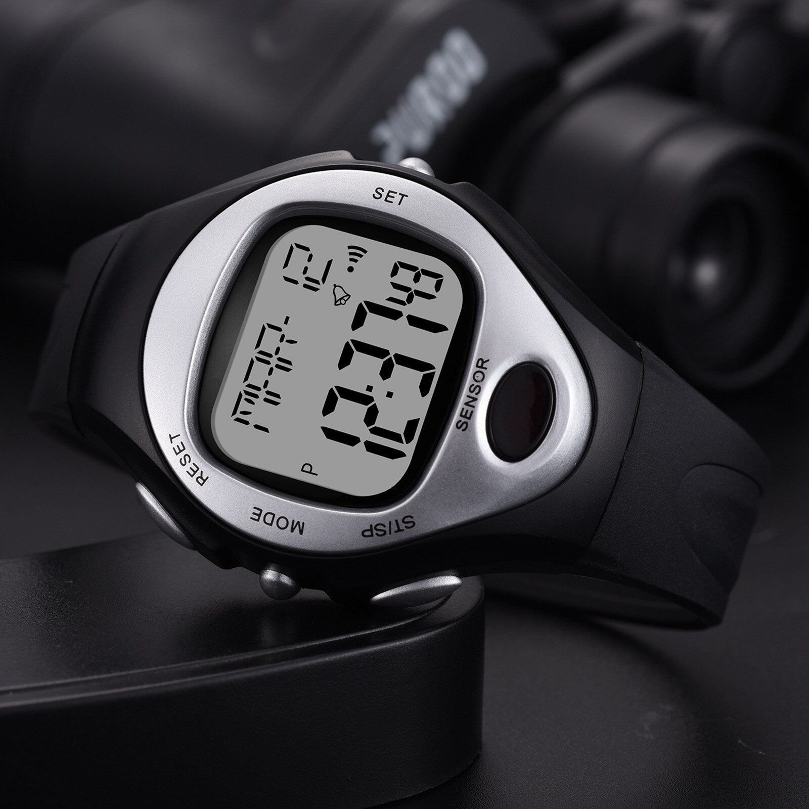 1PC Man Heart Rate Monitoring Multifunctional Sports Electronic Watch часы мужские наручные zegarki meskie zegarek meski