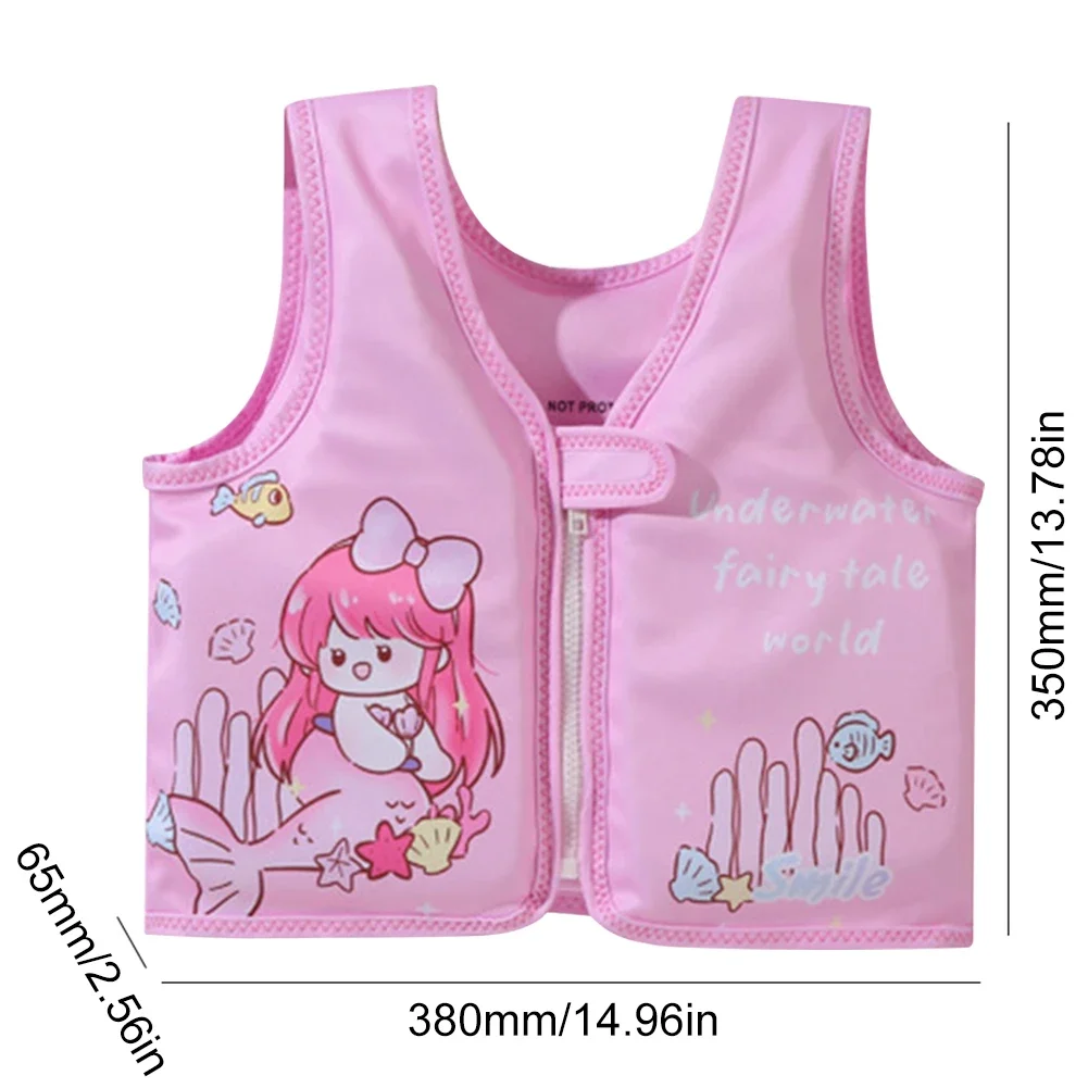 Baby Life Jacket 3D Cute Swimming Vest for Children Buoyancy Floating Vest Swimming Vest Float Child Life Jacket Pool Swimwear: Red