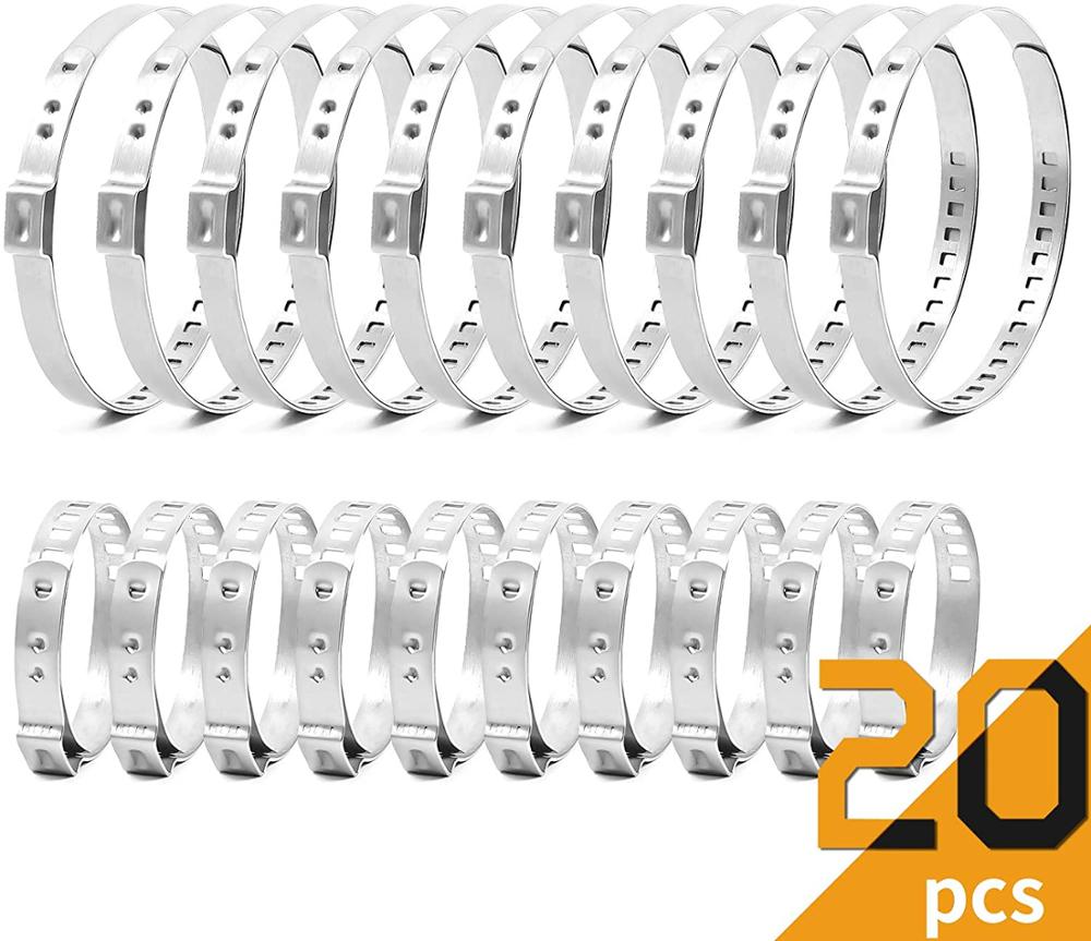 MIKKUPPA Stainless Steel CV Boot Clamp 20PCS