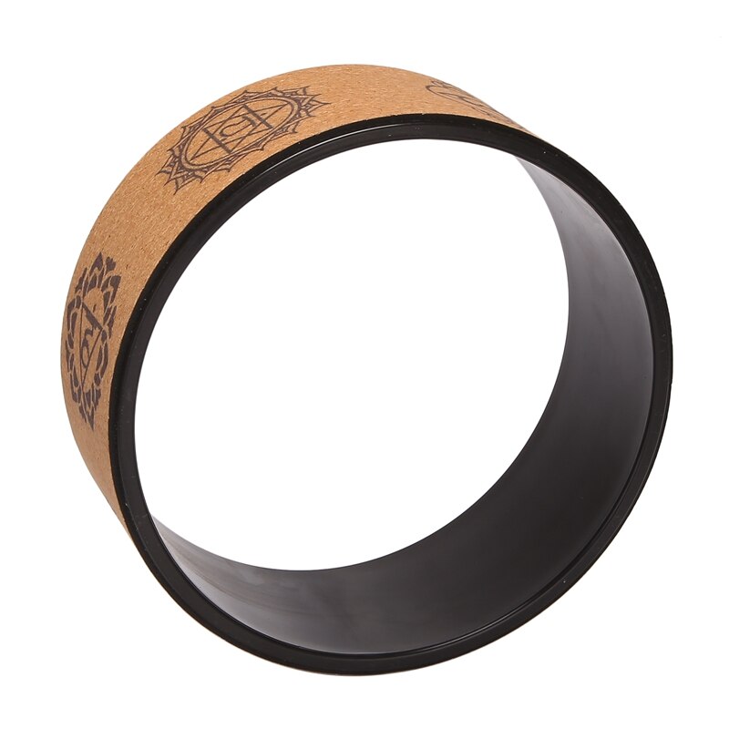 Yoga Wheel Back Roller Back Wheel Yoga Roller for Stretching Flexibility Back Bends Deepen Yoga Pose Backbend