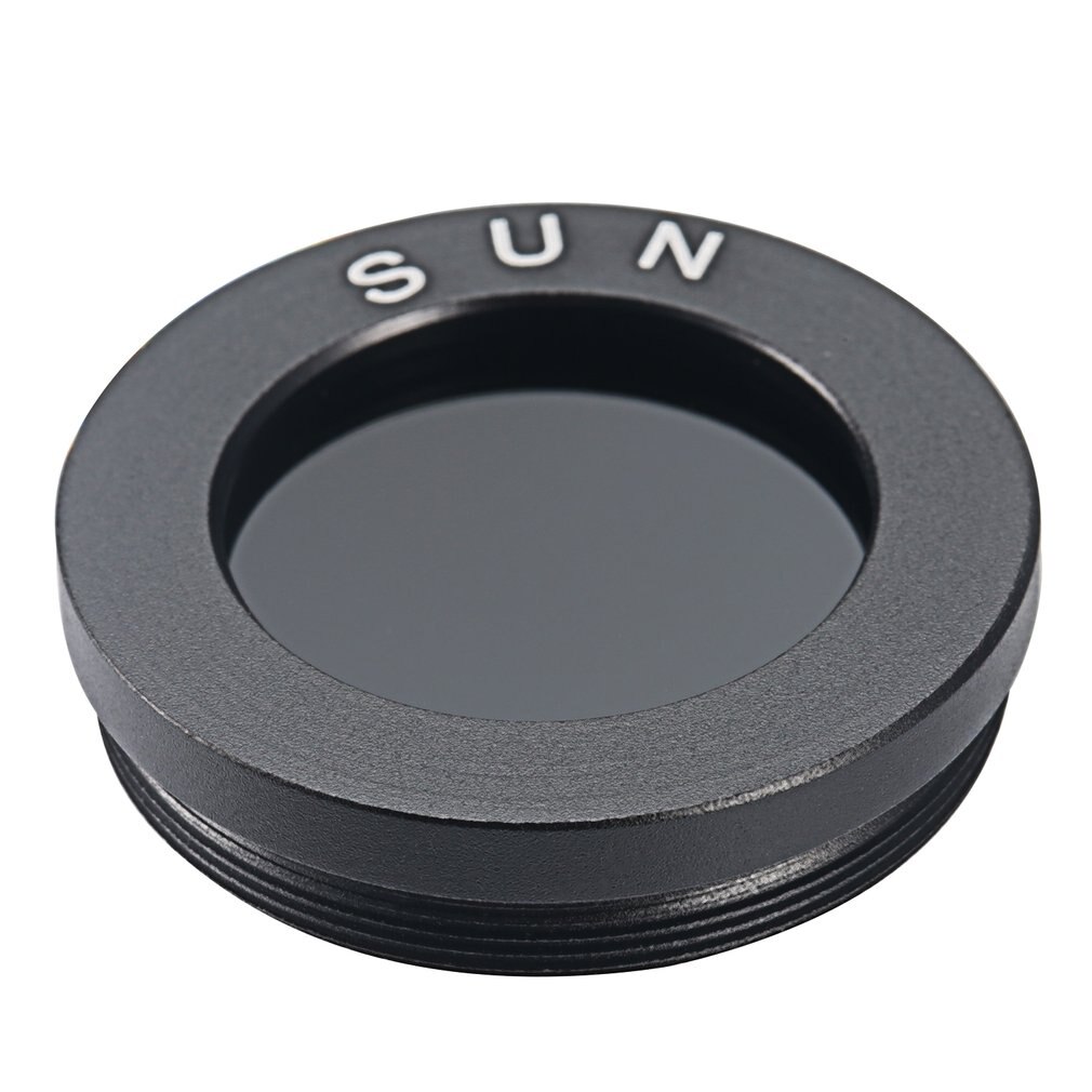 Accessoires de télescope astronomique 0.965 /1.25, filtres solaires noirs, filetage Standard entièrement en aluminium pour oculaire d'optique astronomique