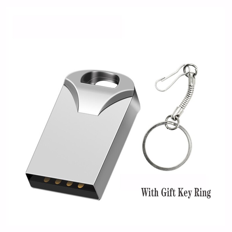 2021 wyprzedaż USB Flash napęd Mini PenDriv 8GB 16GB 32GB usb pamięć flash stick pendrive 64GB 128GB 256gb pamięć usb: 4GB / Srebrny