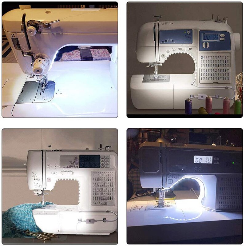 Naaimachine lichtstrip, led met verlichtingsset, met usb-voeding, voor alle naaimachines