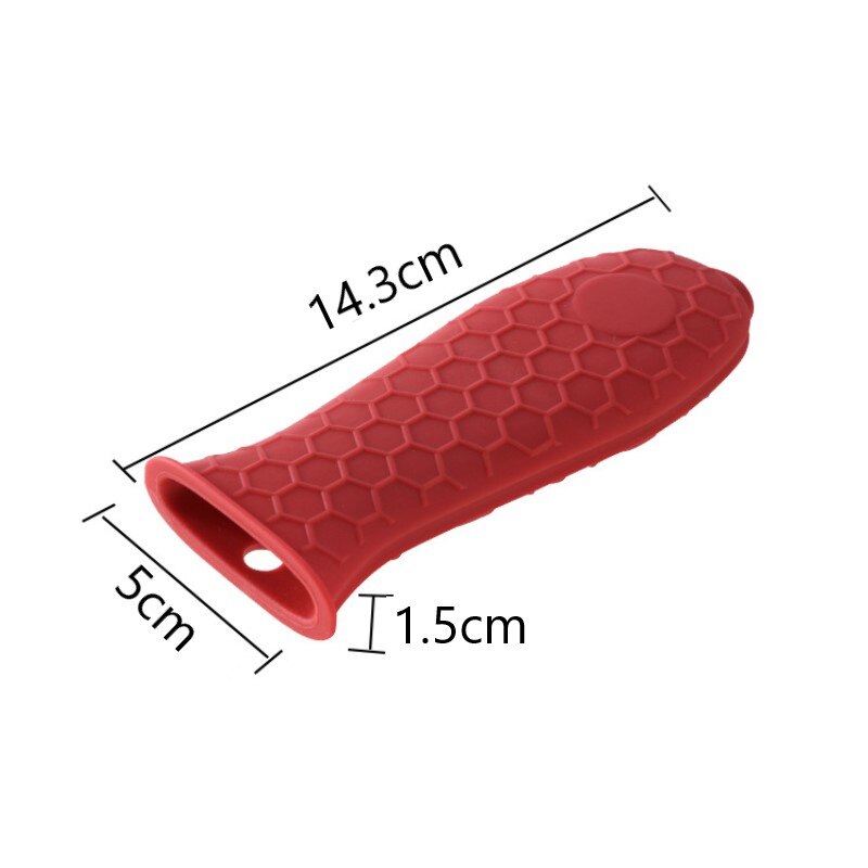 Silicone pot poignée couverture nid d'abeille pot poignée couverture poignée couverture anti-échaudage anti-dérapant pot oreille pince pot oreille couverture