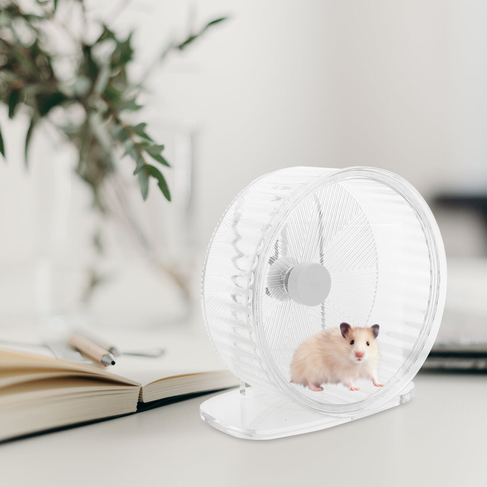 Hamster Wheel Small Pet Exercise Wheel Hamster Cage Wheel Plaything Landscape Supply