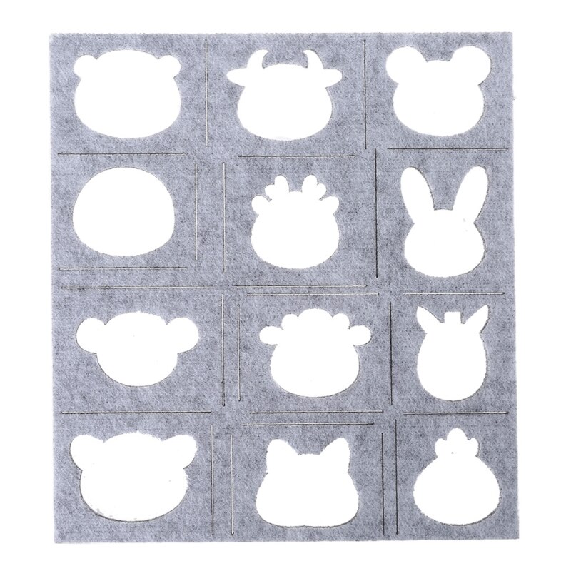 Colorful Felt Needle Felting Molds DIY Felt Template Stencil Applique Handcraft: 1 piece