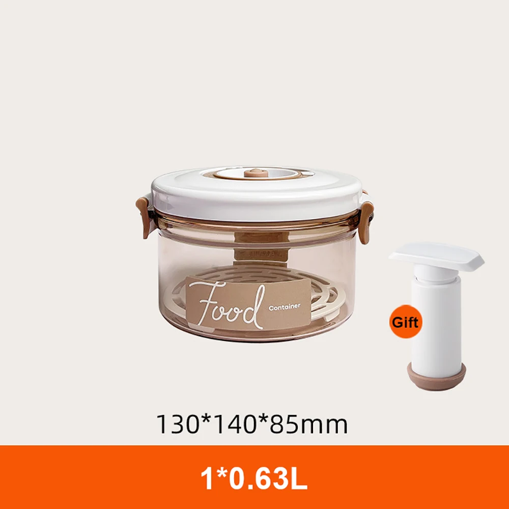 Voedsel Opslag Container Vacuüm Doos Grote Capaciteit Voedsel Dispenser Voor Keuken Transparant Verzegeld Voedsel Organizer Houden Lunch Verse: MULTI