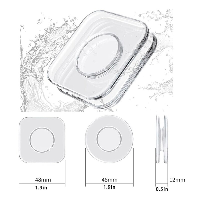 Nano Gel Pad,Nano Traceless Magic Stickers,Sticky Gel Pad Double-Sided Seamless Traceless Washable Reusable (9 Pack)