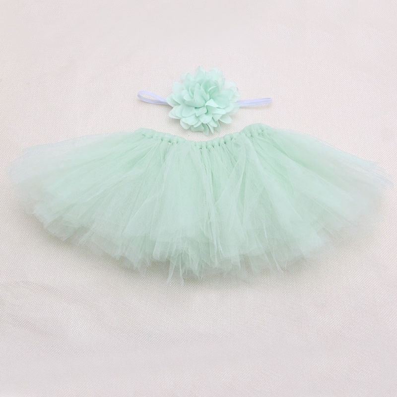 Cute Toddler Newborn Baby Girl Tutu Skirt & Headband Photo Prop Costume Outfit