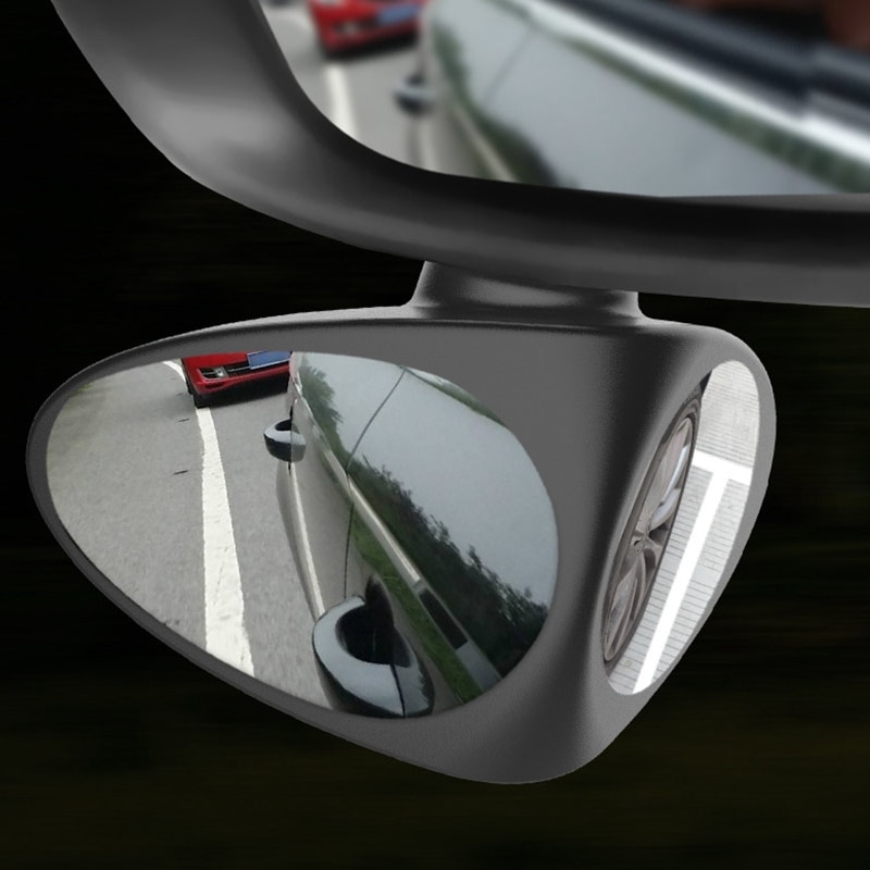1 stykke justerbar dobbeltsidet bil blindspids konveks spejl automobil udvendigt bagfra parkeringsspejl sikkerhedstilbehør