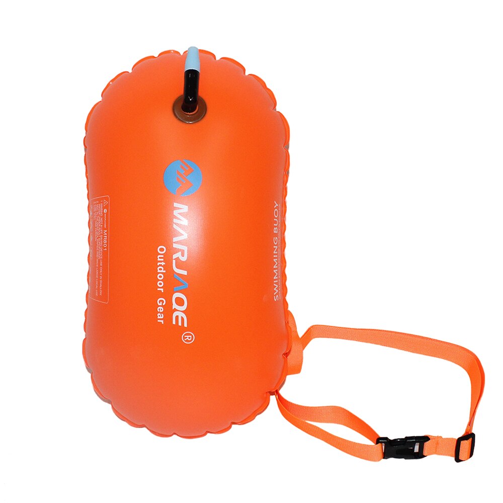 Pva Opgeblazen Draagbare Veiligheid Levensreddende Zwemmen Boei Met Taille Riem Outdoor Water Sport Opvallend Kleur Zwemmen Zak